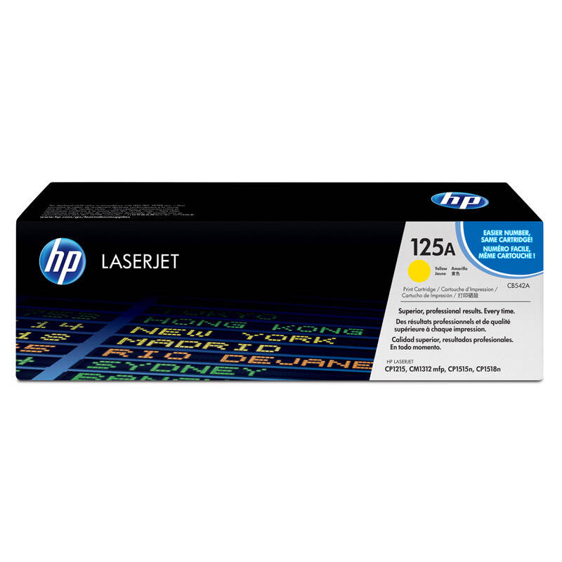 Toner HP 125A Yellow CB542A 1,4K OUTLET